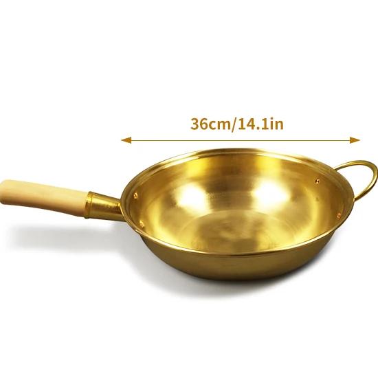 100% Pure Copper Wok Pan Copper