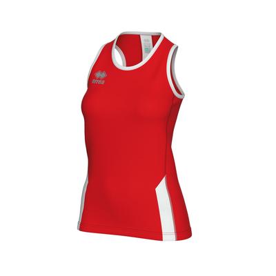 Competition Tank Top REGIS WOMAN JR Girls [Elea] Red/White