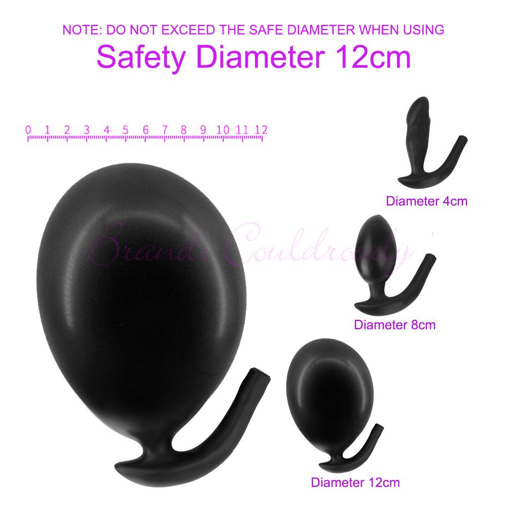 Inflatable Anal Plugs Anus Expander Butt Plug Dilator G Spot Stimulator Prostate Massager Sex Toys for Men Women