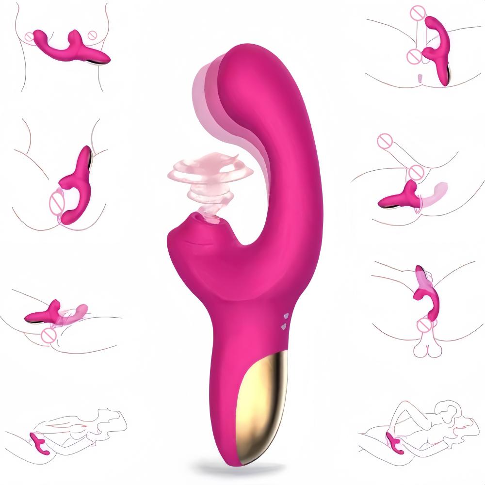 Powerful Sucking Vibrator Simulation Dildo Female G-spot Nipple Clitoris Sucking Stimulator Female Masturbator Adult Products