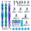Set di Pennini Metallici per Pittura Diamante - Punte per Trapano in Resina e Lega per Ricamo Fai da Te