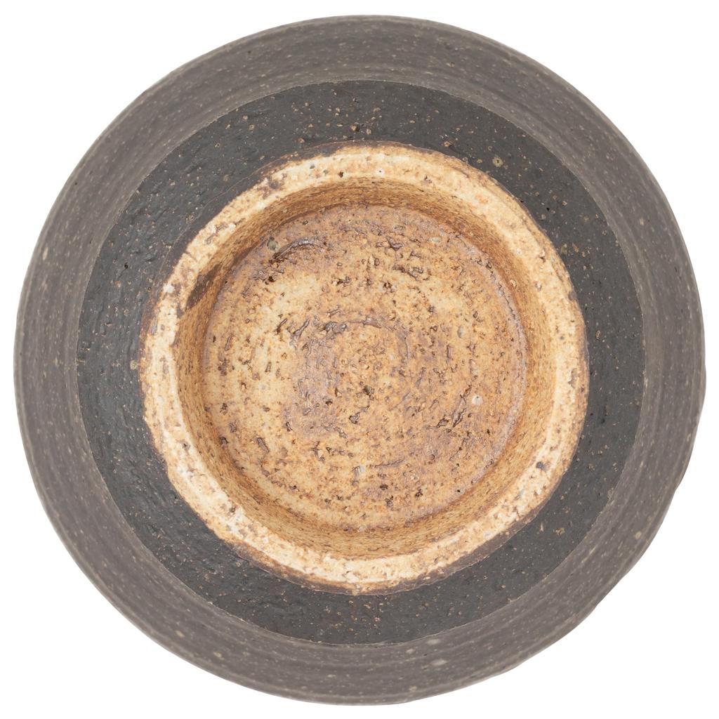 Marui Seito Shigaraki Ware Hechimon Soup Bowl, Approx. 350ml Capacity, Brown Tag, MR-3-4007