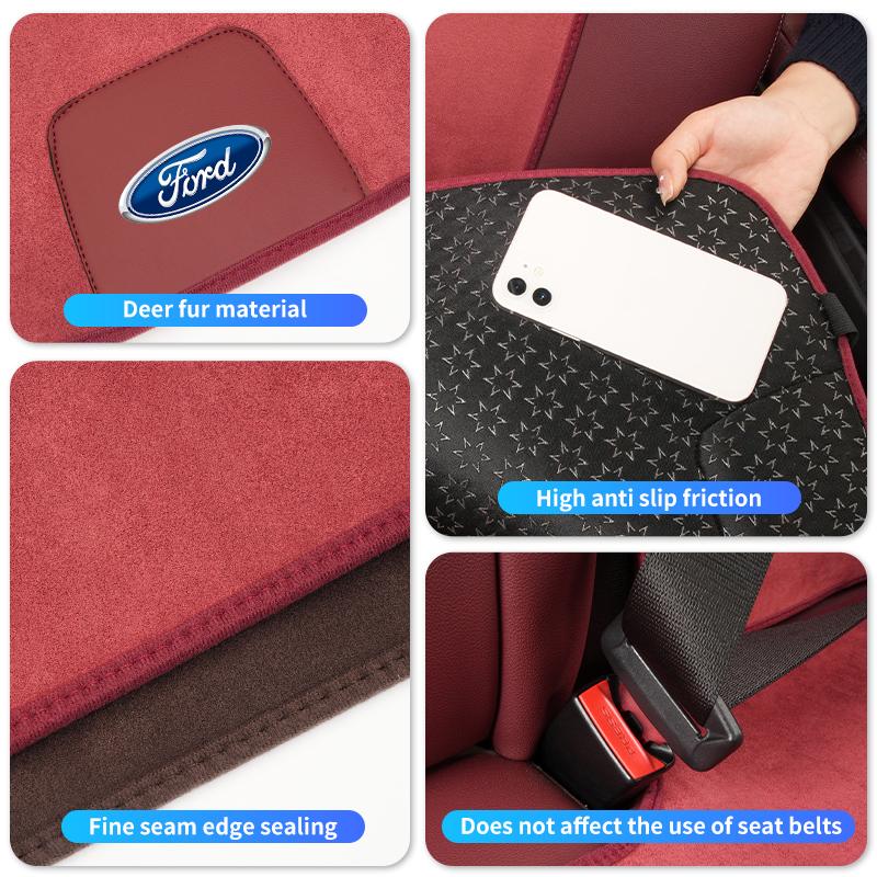 PPWE7 For Ford Car Logo Seat Cover Anti Scratch Seat Protector Cushion Auto Accessories Escape Ecosport Fusion Explorer Expedition