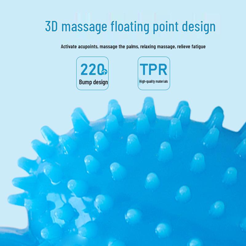 Four-Finger Soft Silicone Hedgehog Grip Ball for Finger Strength Training