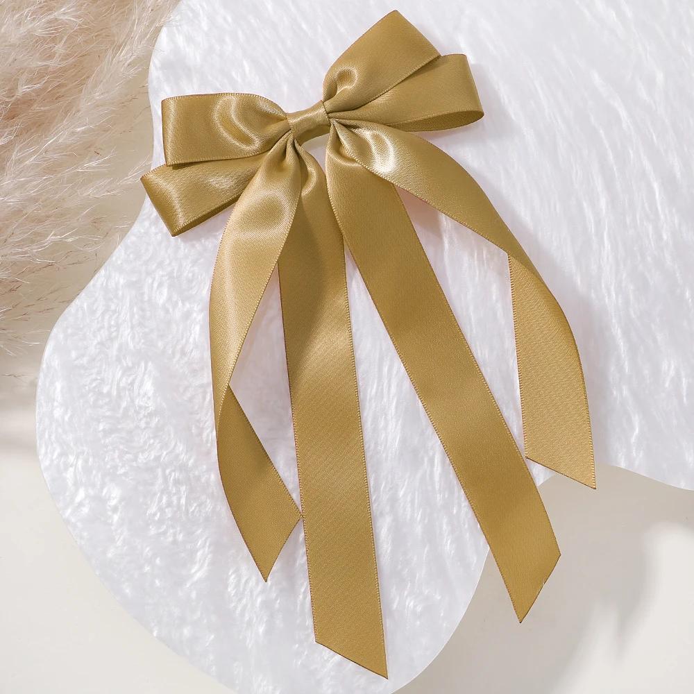 1 Stück/Los Ballettstil Mädchen Schleife Langes Band Haarspange Süßes Mädchen Halb Zusammengebundenes Haar Kopfschmuck Stil Mode Haarschmuck