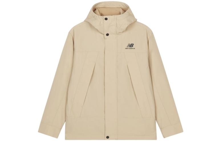New Balance Jackets Men s Khaki Hooded Moderate Other AMJ23357-INC XXL