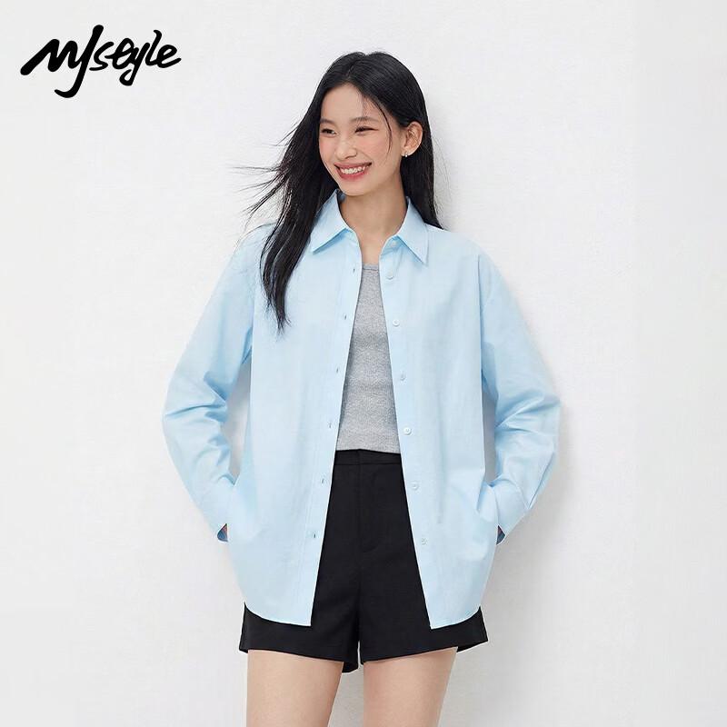 MJ STYLE Women s Ice Silk Long Sleeve Shirt M