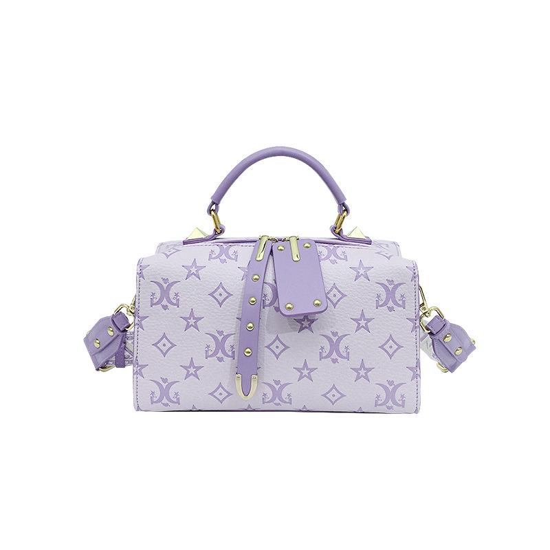 Módní embosovaná ruční Boston taška pro ženy 2025 – Jednoramenná Crossbody