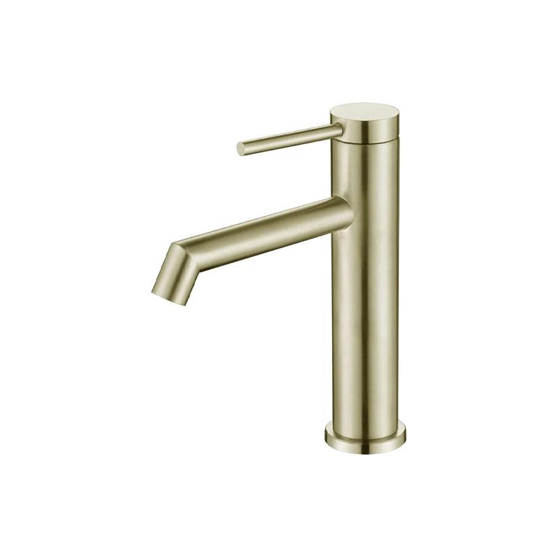 Schwarzer Badezimmer Heiß- und Kaltwasser-Mischbatterie Waschbeckenarmatur 304 Edelstahl Gezeichnetes Gold Deckmontierte Mischbatterie Spülbeckenhahn Wasserhahn