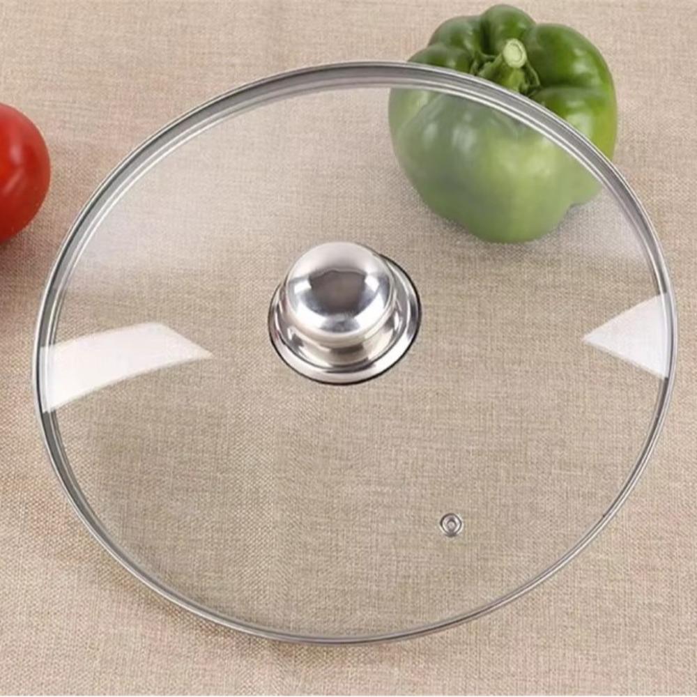 Runder Sichtbarer Topfdeckel Edelstahl Bratpfannendeckel Küchenzubehör