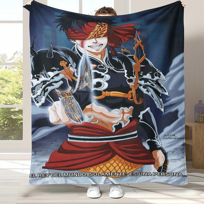 Anime Record of Ragnarok Cartoon Flannel Blanket,Ultra Soft Warm Plush Throw for Home Bedroom Bed Sofa Cover Office Camping