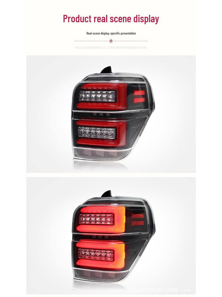 18-20 Toyota 4Runner LED Taillight Assembly with Sequential Turn Signal & DRL