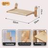 Hanging Wall Cat Hammock Foldable Climbing Frame Durable Window Bed  Kitten Nest