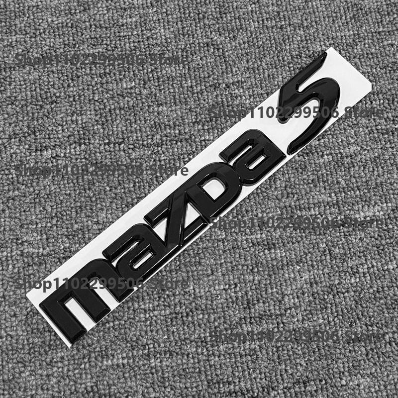 ABS Silver Black carbon Car Emblem Logo Badge Sticker Decal For Mazda 6 Mazda 3 Mazda 2 Mazda 5 Mazda 8 accessories styling NNG44