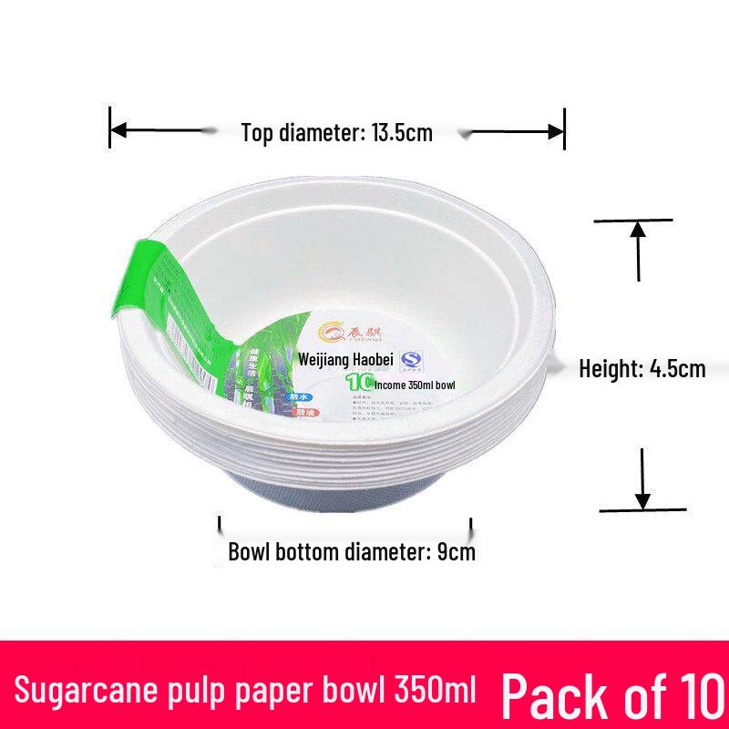 ZISIZ Thickened Disposable Paper Plates