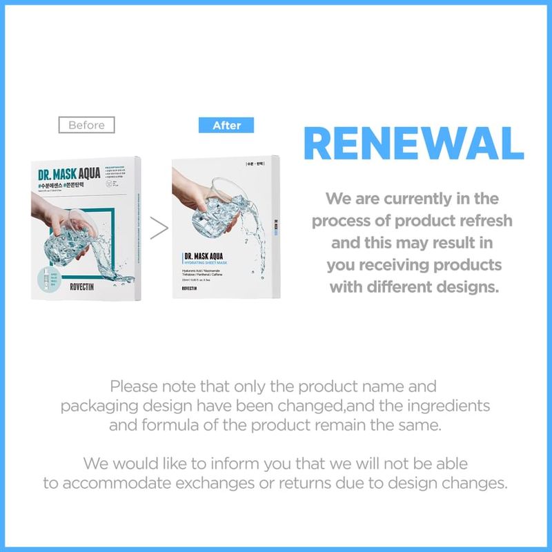 ROVECTIN - Dr. Mask Set - 3 Types