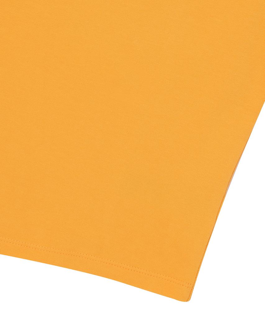 Syupeodeulai W Beach Car Crop T-Shirt Dark Yellow