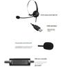 RJ9 Headset with Microphone Noise Cancelling RJ9 Headphone for Computer Laptop PC Business Call Center Office