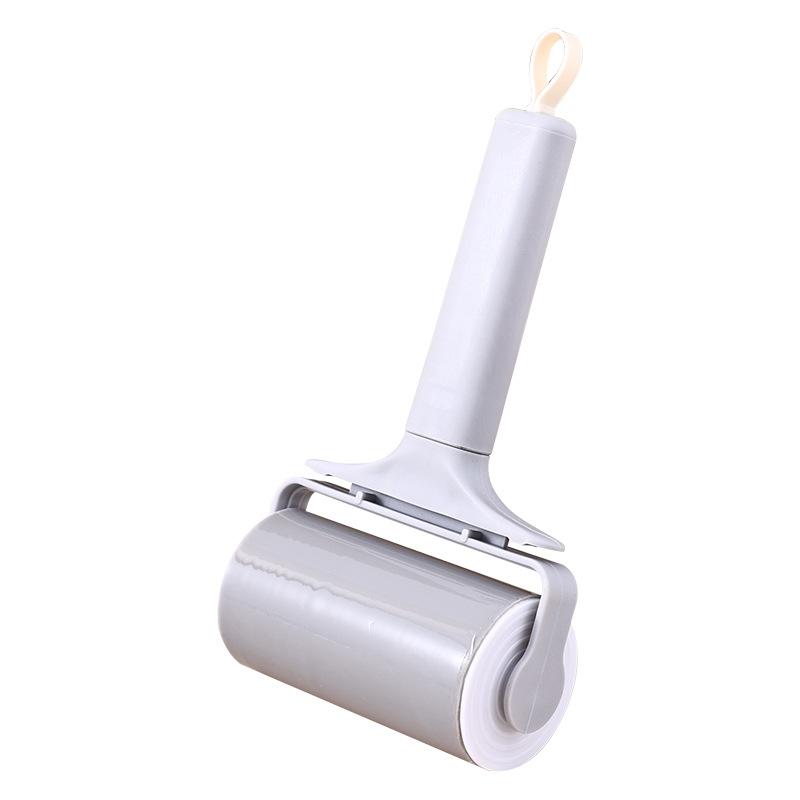 Roller Pet Hair Adhering Device