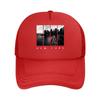 Black White Urban Cityscape Bridge Skyline Traffic Panel Art Mesh Baseball Cap Casual Hat Outdoor  For Womens Unisex FeUnisex