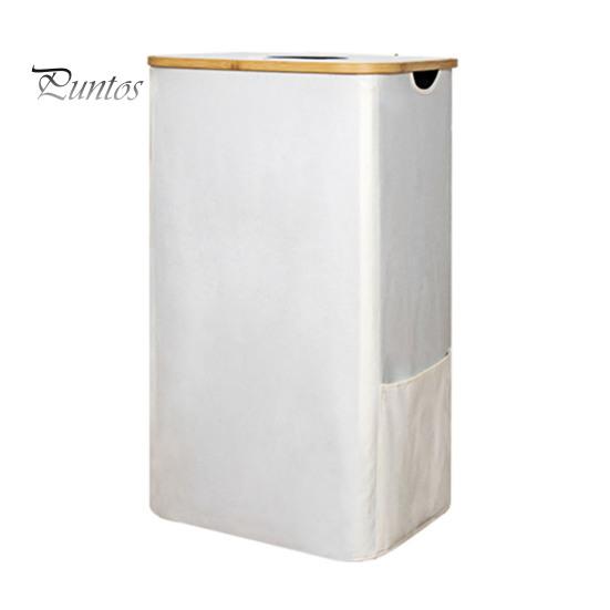 Úložný koš s odnímatelným síťovaným vakem 100L Velkokapacitní koš na prádlo Úložný koš na prádlo s prachotěsným víkem