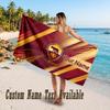 AS Roma FC Design Beach Towel Custom Text Large Towel for Beach Vacation