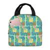 Custom S-Sponges Anime Bobes Thermal Insulated Lunch Bags Women Men Cartoon Resuable Lunch Container for School Office Food Box