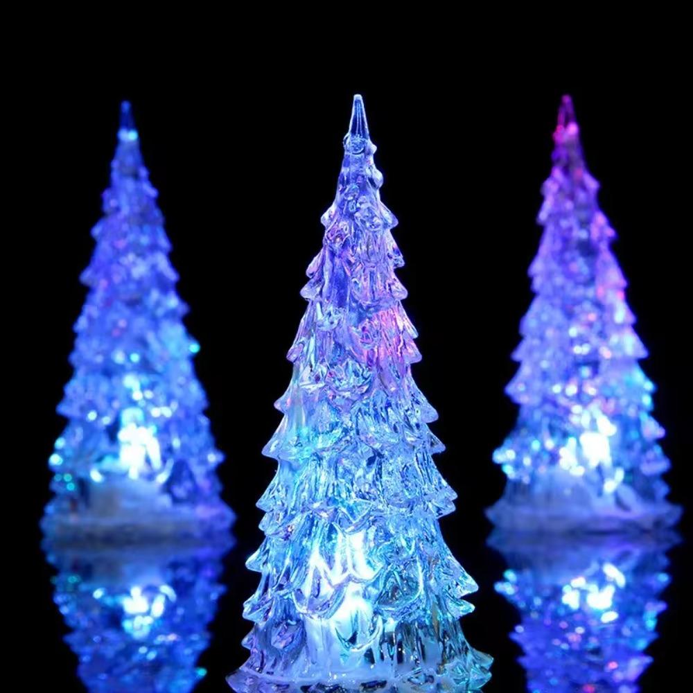 

Colorful Light Christmas Tree LED Light Flashing Tabletop Lamp Night Light Kids Gift Colorfu l light