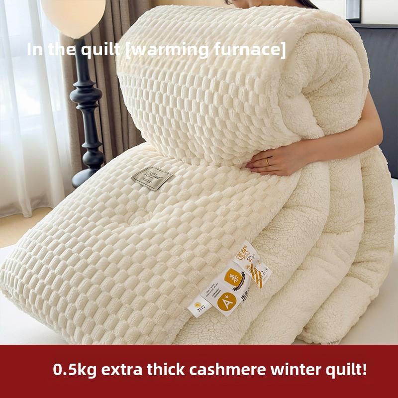 Kadife ekleyerek kış yorganını kalınlaştırma