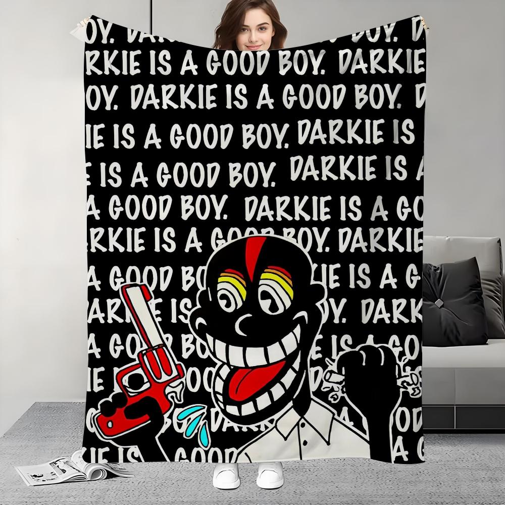 

Hip Hop Music Lil D-Darkie Blanket Design Lightweight For Dorms, Naps, Living Room, Office,Sofa,All-Season 30x40in