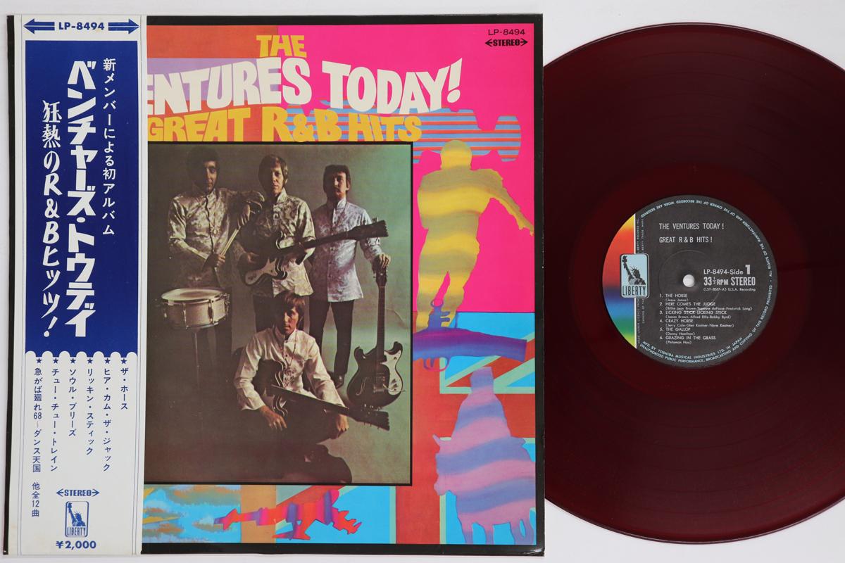 

LP Record VENTURES Ventures Today Great R B Hits LP8494 LIBERTY 1968 Japan Obi Rock Used