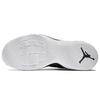 Jordan TEAM Cushioning Slip Resistant Abrasion Resistant Breathable Coverage Mid top Basketball Shoes Men's Black White 854551-001