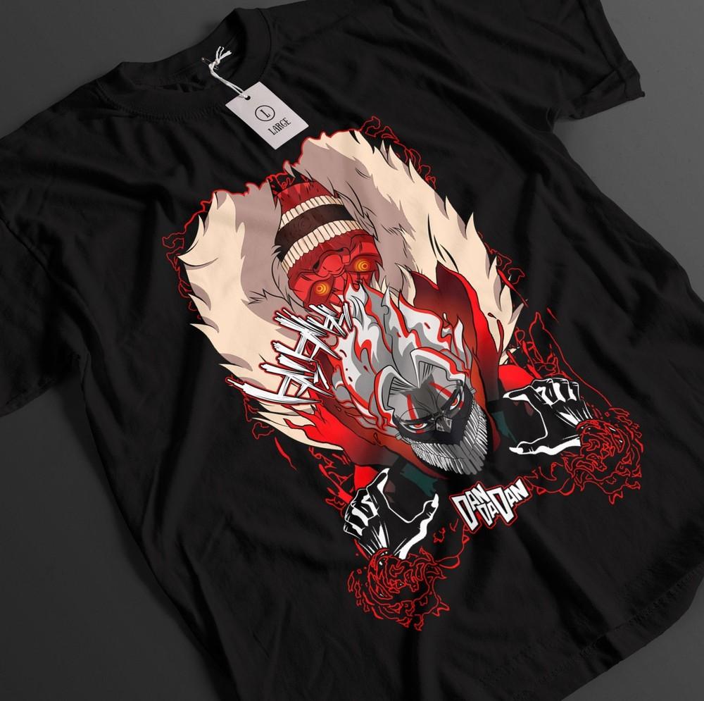 

Футболка Dandadan Футболка Окарун Футболка Момо Сэйко Аясэ Топ Айра Турбо Бабушка Унисекс Футболка M