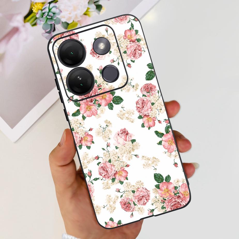 Für Infinix Smart 7 HD Hülle X6516 Luxuriös Beliebt Bemalte Abdeckung Weiche Silikon Handyhülle Für Infinix Smart 7 Plus Smart7 HD Schale