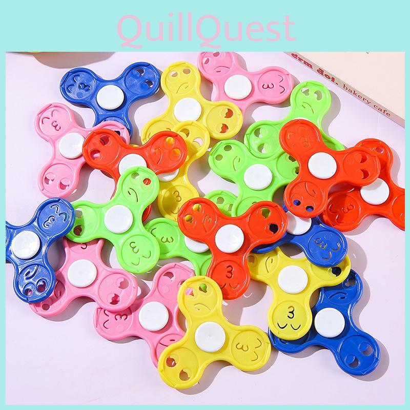 Creative Expression Bearingless Plastic Fingertip Gyroscope Children Toy For Stress Relief And Focus