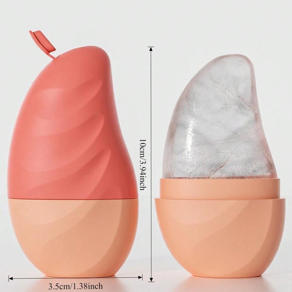 Ice Face Roller Ice Cube Beauty Massage Silicone Ice Mold for Eye Puffiness Ice Facial Roller Shrink Pores Reduce Swelling Gifts