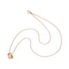 Hello Kitty 45th Anniversary Necklace Open Heart Hello Kitty Sanrio Pendant Pink Gold [White Clover] Women's SA45KT-N002PG