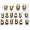 16/20PCS 25ft of 3/16" OD Copper-plated Material Brake Pipe Hose Line Piping Tube Tubing Car Roll Tube Coil With Tube Nuts