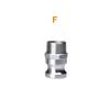 1PC DN15 1/2" 304 Stainless Steel Homebrew Camlock Fitting Adapter MPT FPT Barb Camlock Quick Disconnect For Hose Pumps Fittings