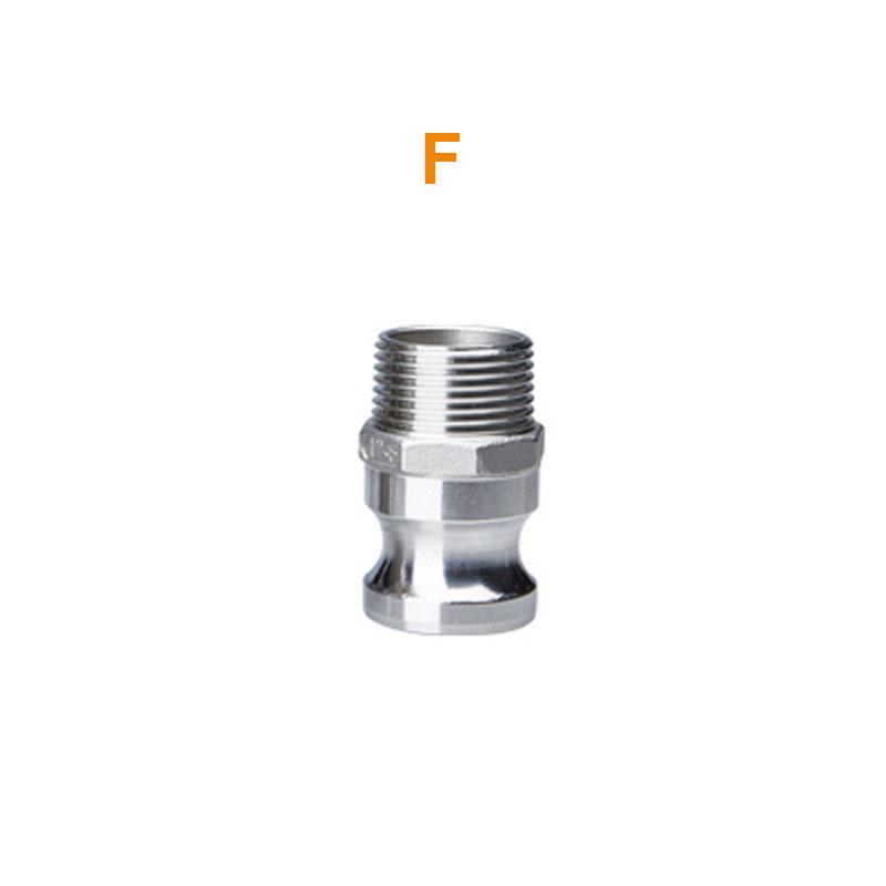 1PC DN15 1/2" 304 Stainless Steel Homebrew Camlock Fitting Adapter MPT FPT Barb Camlock Quick Disconnect For Hose Pumps Fittings