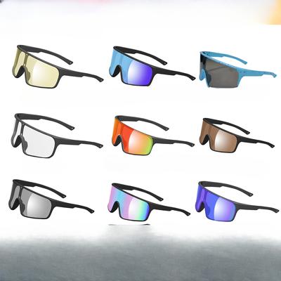 Outdoor Color Changing Glasses for Riding Windproof Uv Protection Crosscountry Goggles Cycling Running Sports Goggles