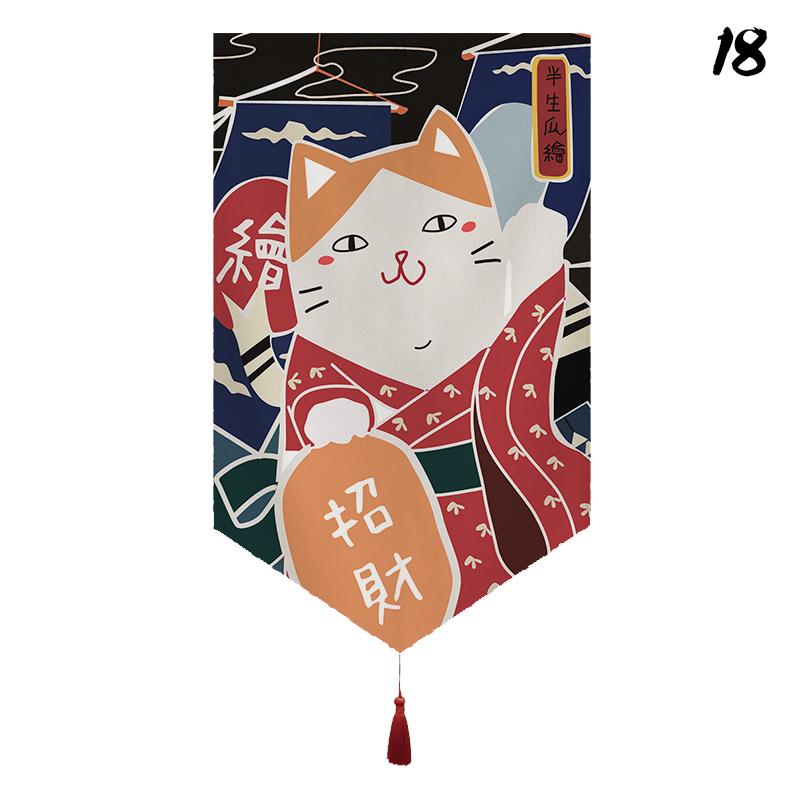Japanisches Restaurant Dekor Kurzer Türvorhang Küche Sushi-Laden Hängender Halbvorhang Izakaya Banner Eingangsbereich Küchenabtrennung