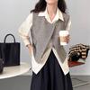 Fashion Sleeveless Jacket Vest for Women, Elegant Short Coat  Autumn Outfit Coat
