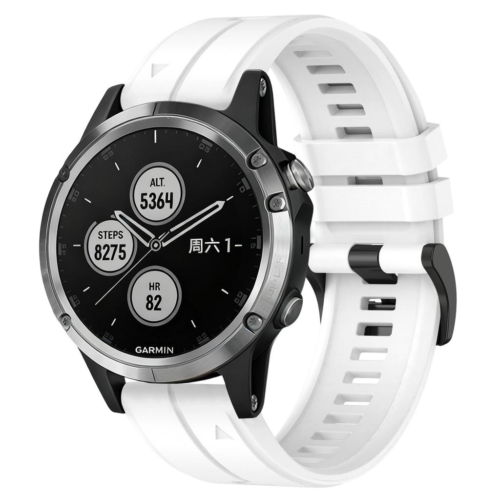 20/22/26mm Quick Fit Band for Garmin Fenix 5/Fenix 8 Pro 47/51MM Light Silicone Sports Watch Strap for 20/22/26mm Quick Fit