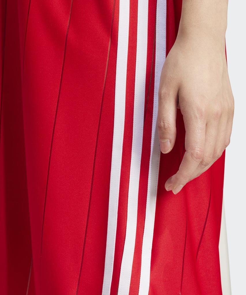 ADIDAS 3S Pinstripe Dress - Red / Ix5508