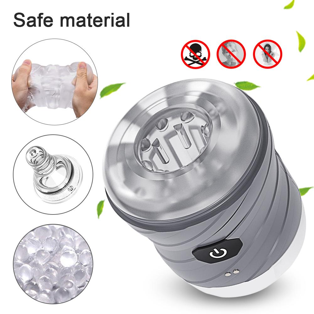 Automatic Male Masturbator Cup Vagina Masturbation Vibrator Blowjob Pussy Sex Toys for Men Adult Goods