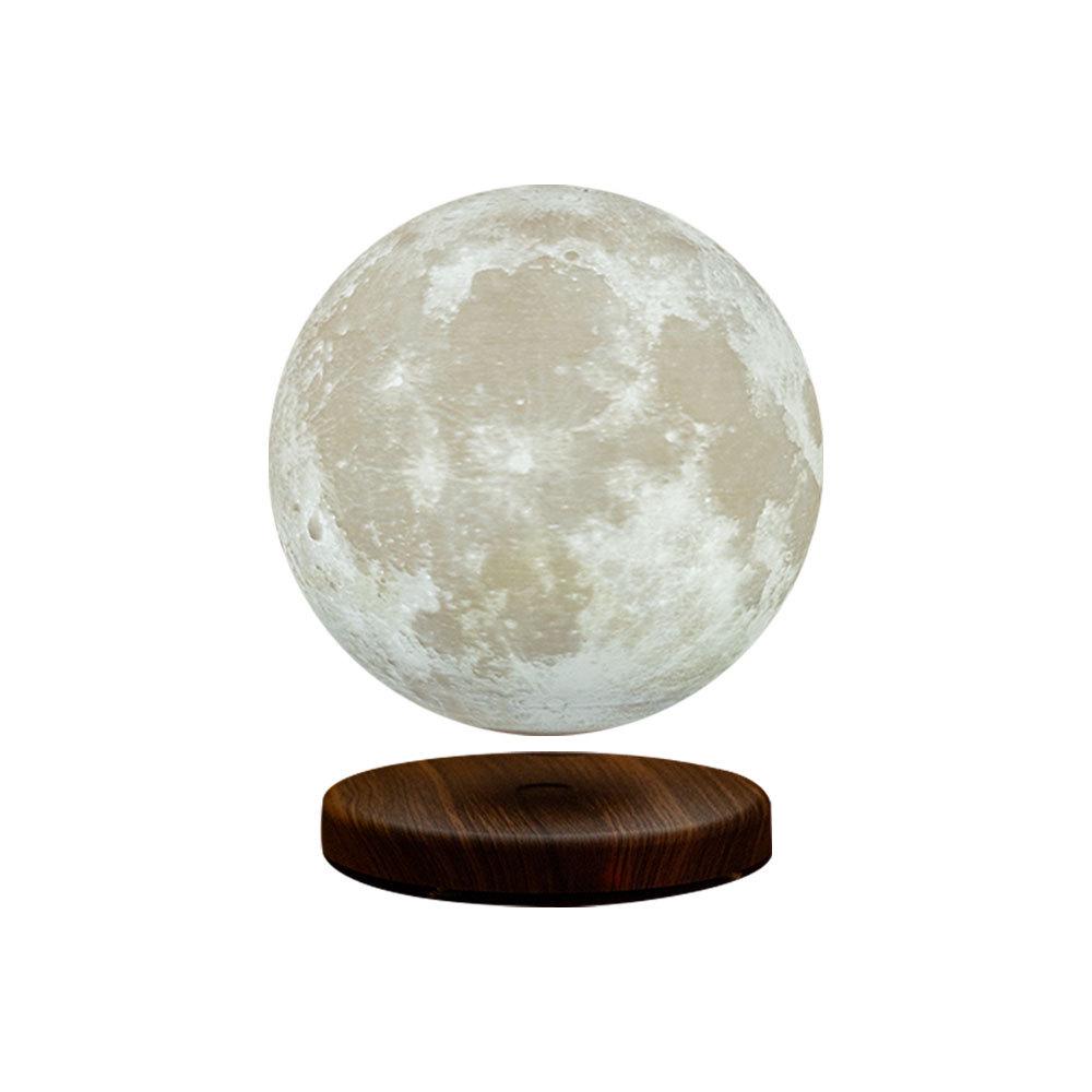 18cm Magnetic Levitation Moon Lamp - 3D Printed Night Light for Bedroom and Living Room Atmosphere