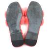 Great HERMES Mule Oran H Logo Fur Sandals Pink Sheepskin Leather 37 231288Z Used