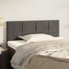 VidaXL Headboard Bedroom Furniture Single Bed Accessory Headboard Frame Interior Dark Grey 80x5x78/88 346013