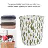 Laundry Basket Canvas Collapsible Washable Drawstring Clothes Hamper for Barber Shop